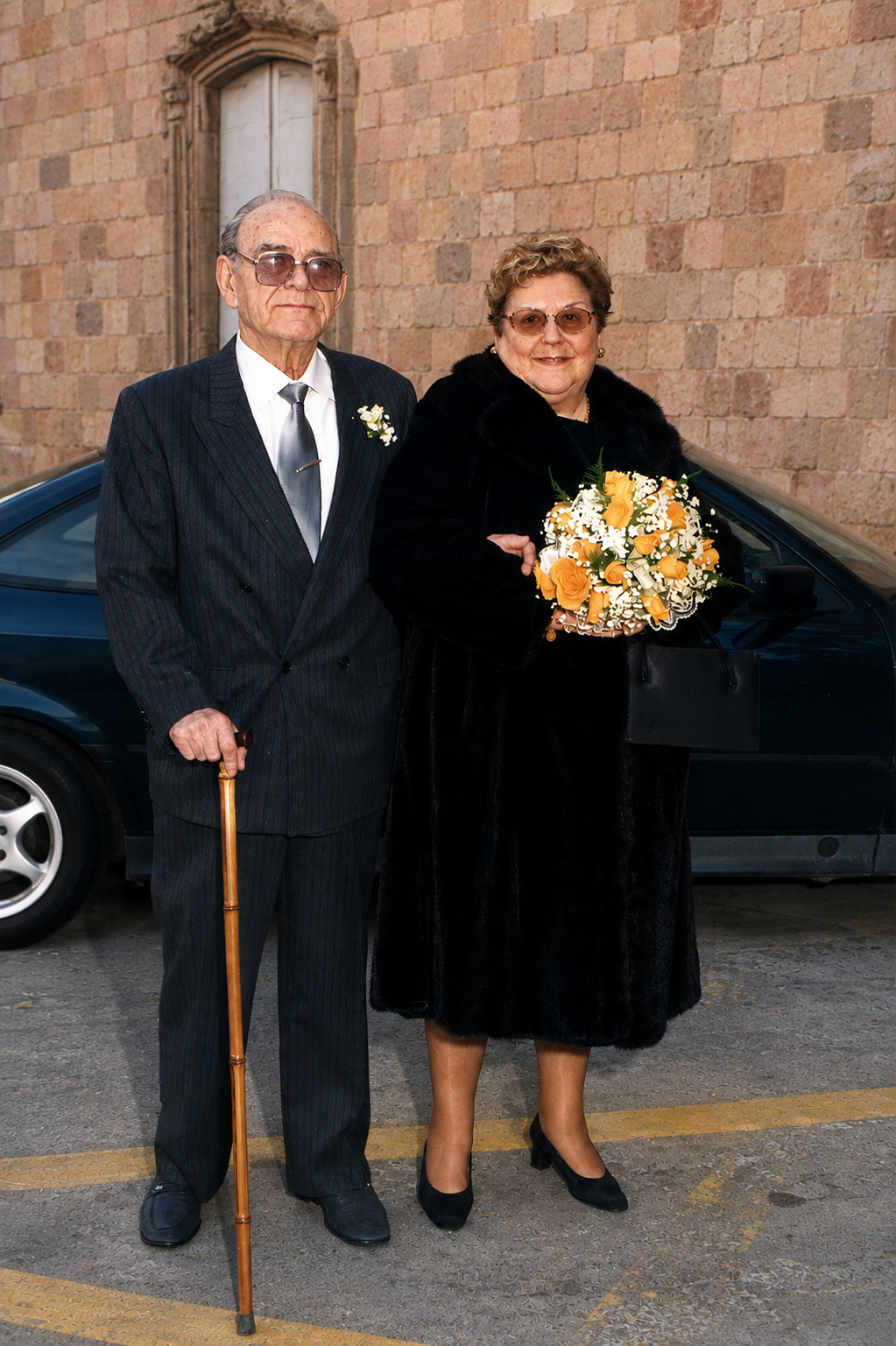 Juan Branchadell Herrero y Josefina Ribes Monsonis en sus Bodas de Oro